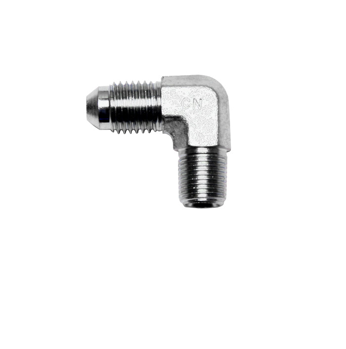 Wilwood Brakes 220-9924 Inlet Fitting 90 Deg 4AN X 1/8-27 NPT Wilwood Brakes 220-9924