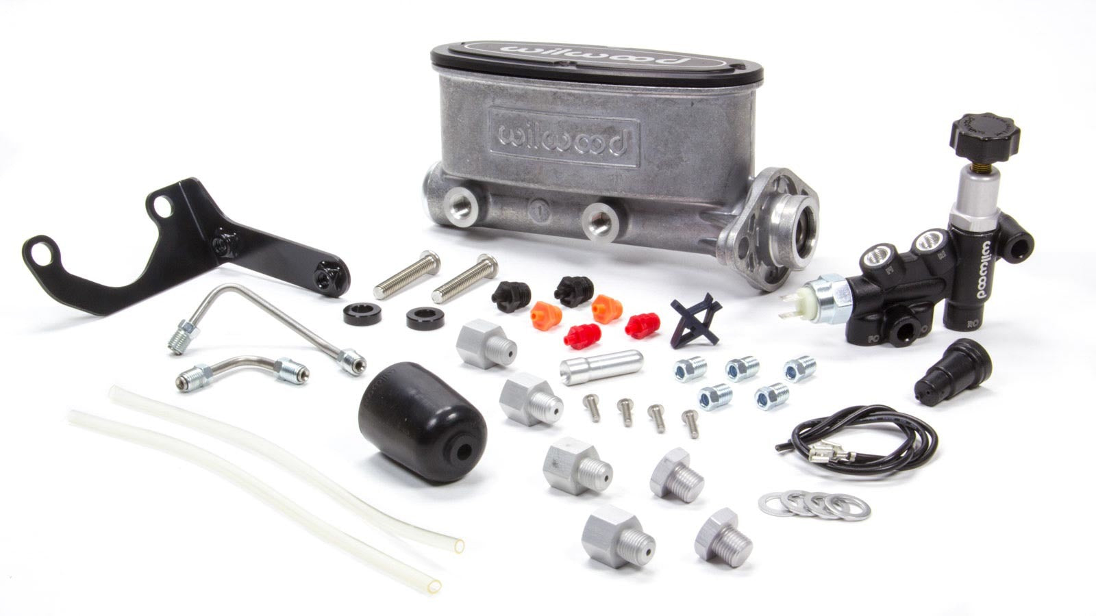 Wilwood Brakes 261-13269 Alum Tandem M/C Kit w/ Brkt & Prop Valve 1in Wilwood Brakes 261-13269