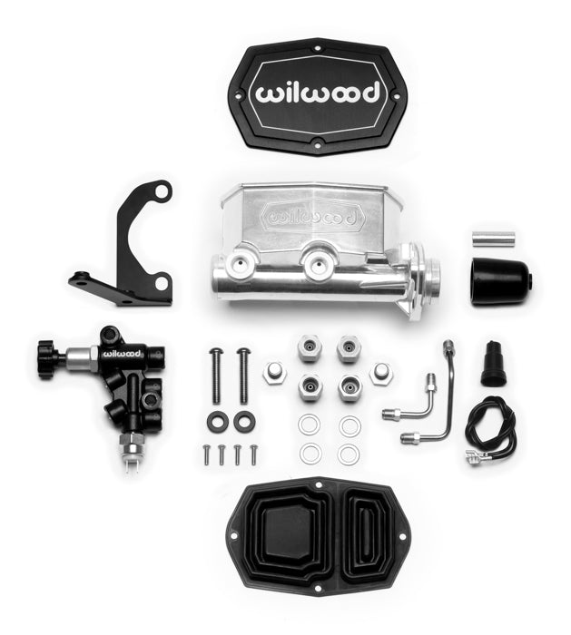 Wilwood Brakes 261-14963-P Master Cylinder Tandem 1.00in w/Prop Valve Wilwood Brakes 261-14963-P