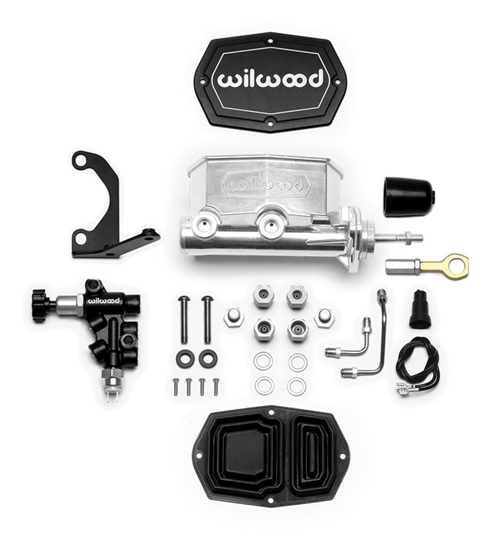 Wilwood Brakes 261-15522-P Master Cyl Tandem w/ Prop Valve Mustang 7/8in Wilwood Brakes 261-15522-P