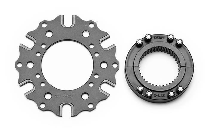 Wilwood Brakes 270-12634 Splined Hub Kit Midget Axle Clamp 38 Tooth Wilwood Brakes 270-12634