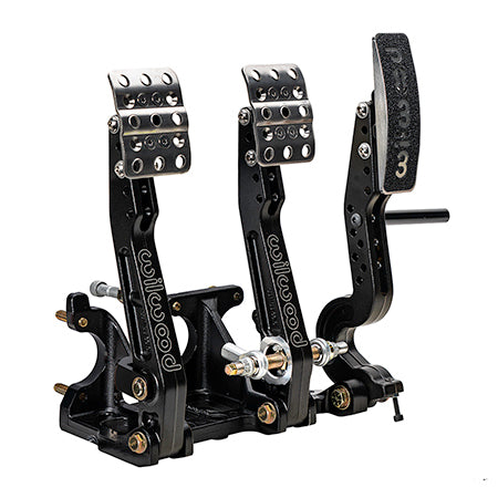Wilwood Brakes 340-16604 Triple Pedal Assy Adj Floor Mnt Tru-Bar Wilwood Brakes 340-16604