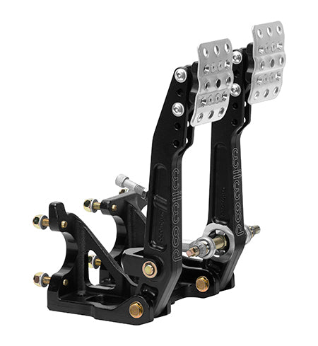 Wilwood Brakes 340-16607 Dual Pedal Assy Adj Floor Mnt Tru-Bar Wilwood Brakes 340-16607