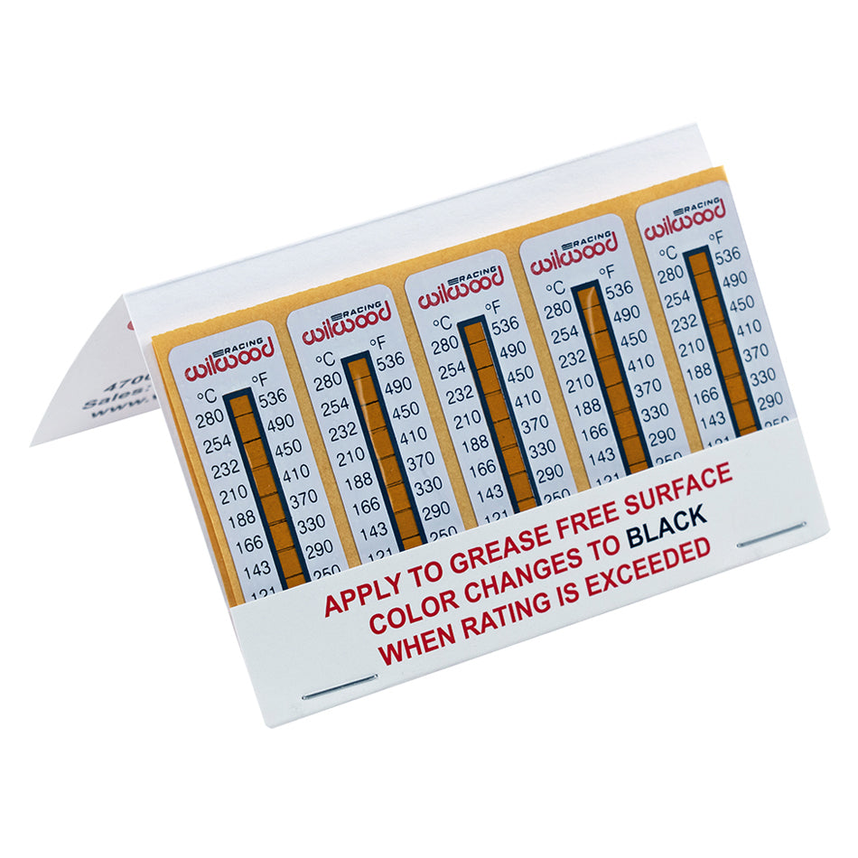 Wilwood Brakes 400-15671 Temperature Measuring Indicator Strips 10pk Wilwood Brakes 400-15671