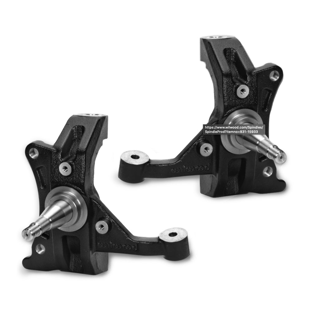 Wilwood Brakes 831-15933 Spindle Kit 2in Drop GM C1500 88-98 Wilwood Brakes 831-15933