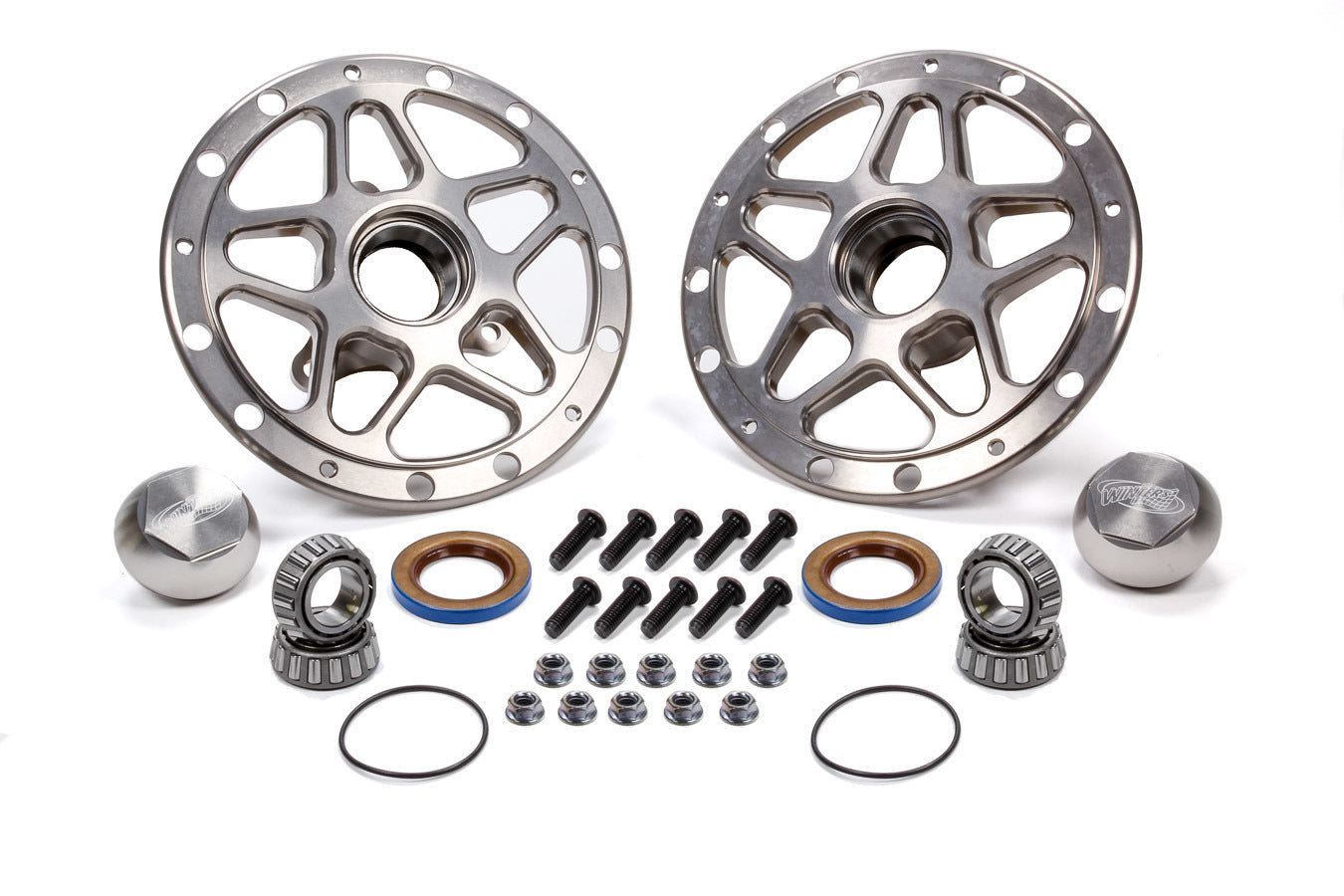 Winters 3980C Forged Alum Direct Mount Front Hub Kit Silver Winters 3980C
