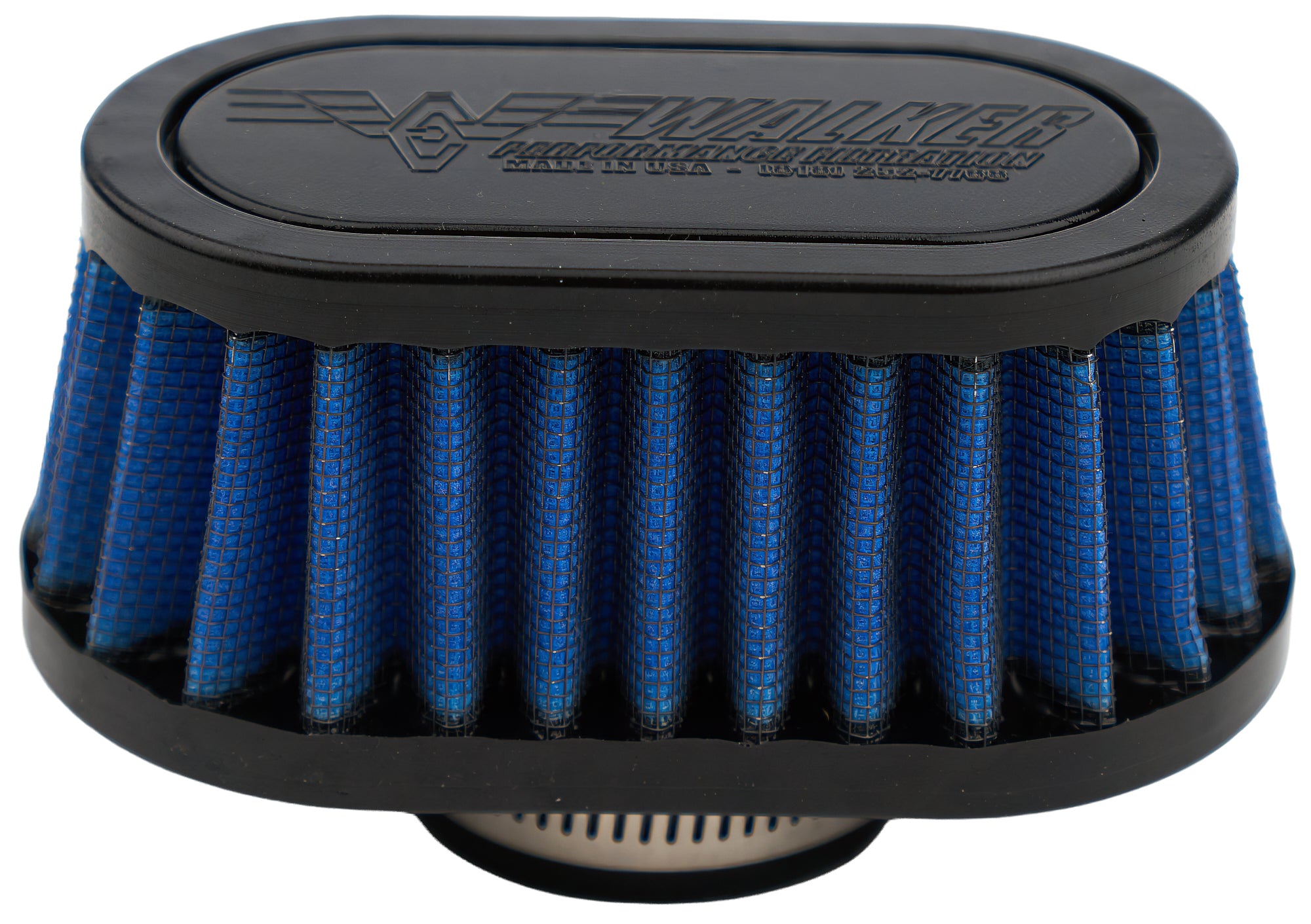 Walker Performance Filtration 3000632 1-3/4in Oval Breather Walker Performance Filtration 3000632