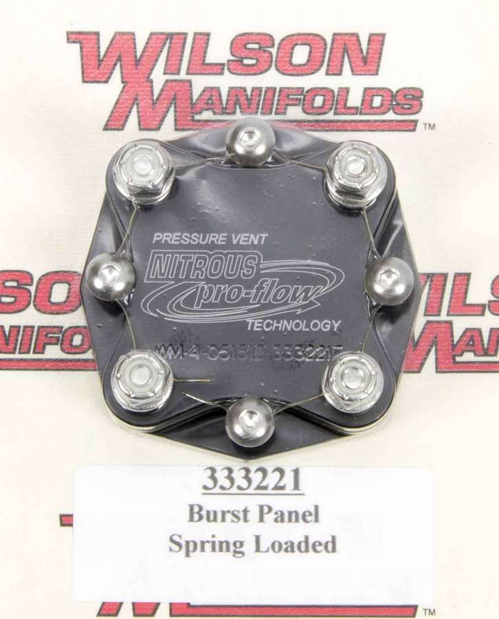 Wilson Manifolds 333221 Manifold Pressure Relief Valve Wilson Manifolds 333221