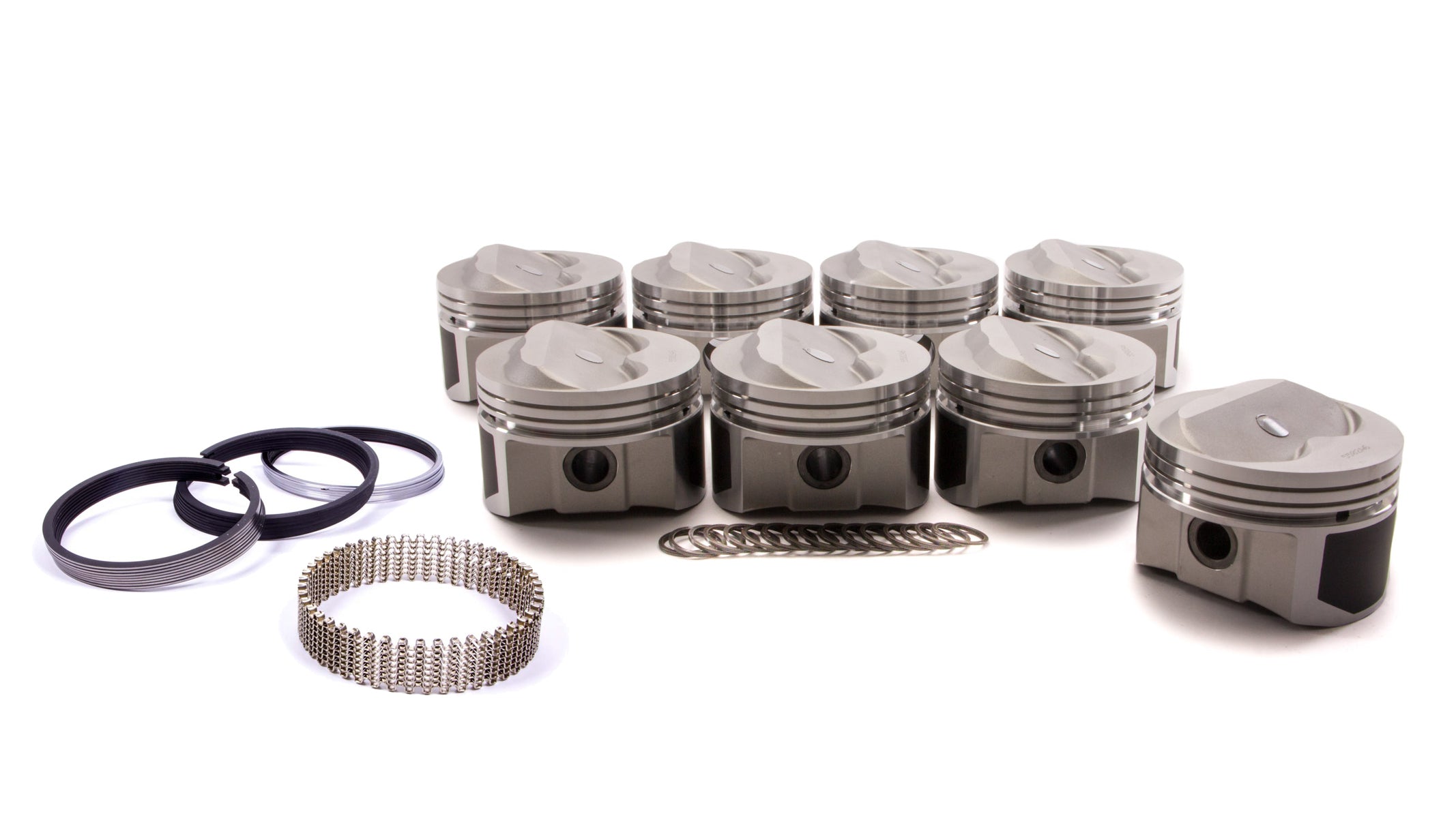Pro-tru Pistons PTS502A4 SBC Domed Piston Set 4.040 Bore +8cc Pro-tru Pistons PTS502A4