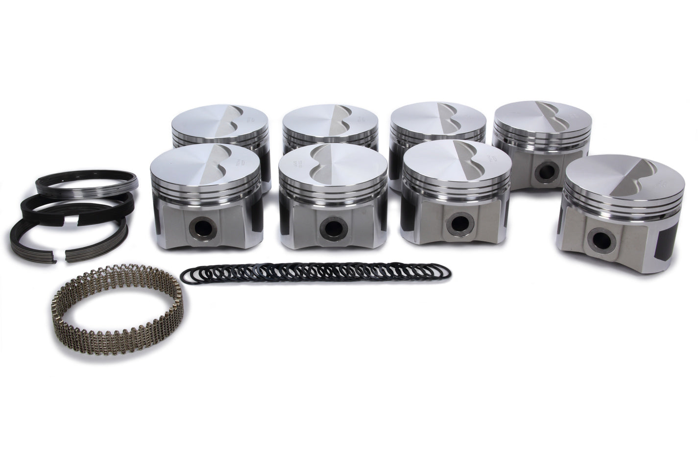 Pro-tru Pistons PTS531A3 BBM Flat Top Piston Set 4.350 Bore -4cc Pro-tru Pistons PTS531A3
