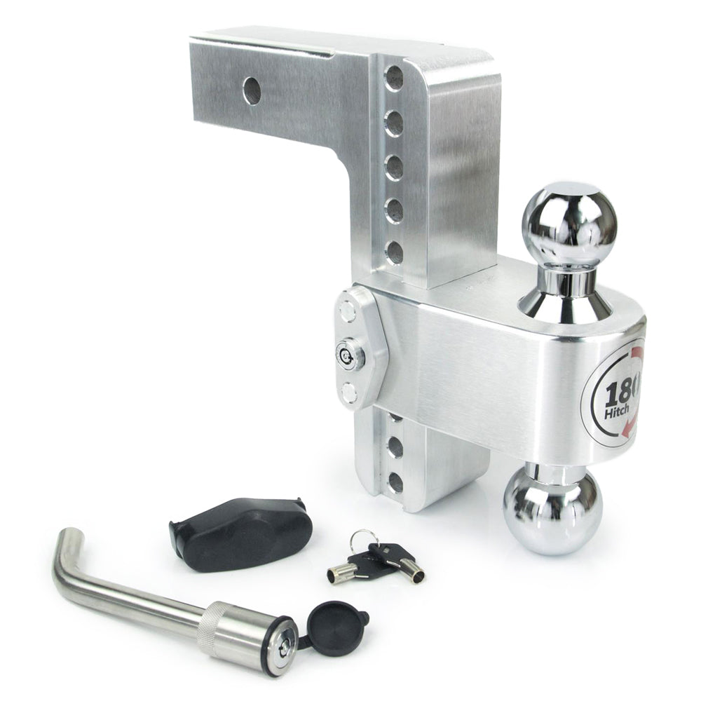 Weigh Safe CTB8-2.5-KA Turnover Ball  8in Drop Hitch w/ 2.5in Shank Weigh Safe CTB8-2.5-KA