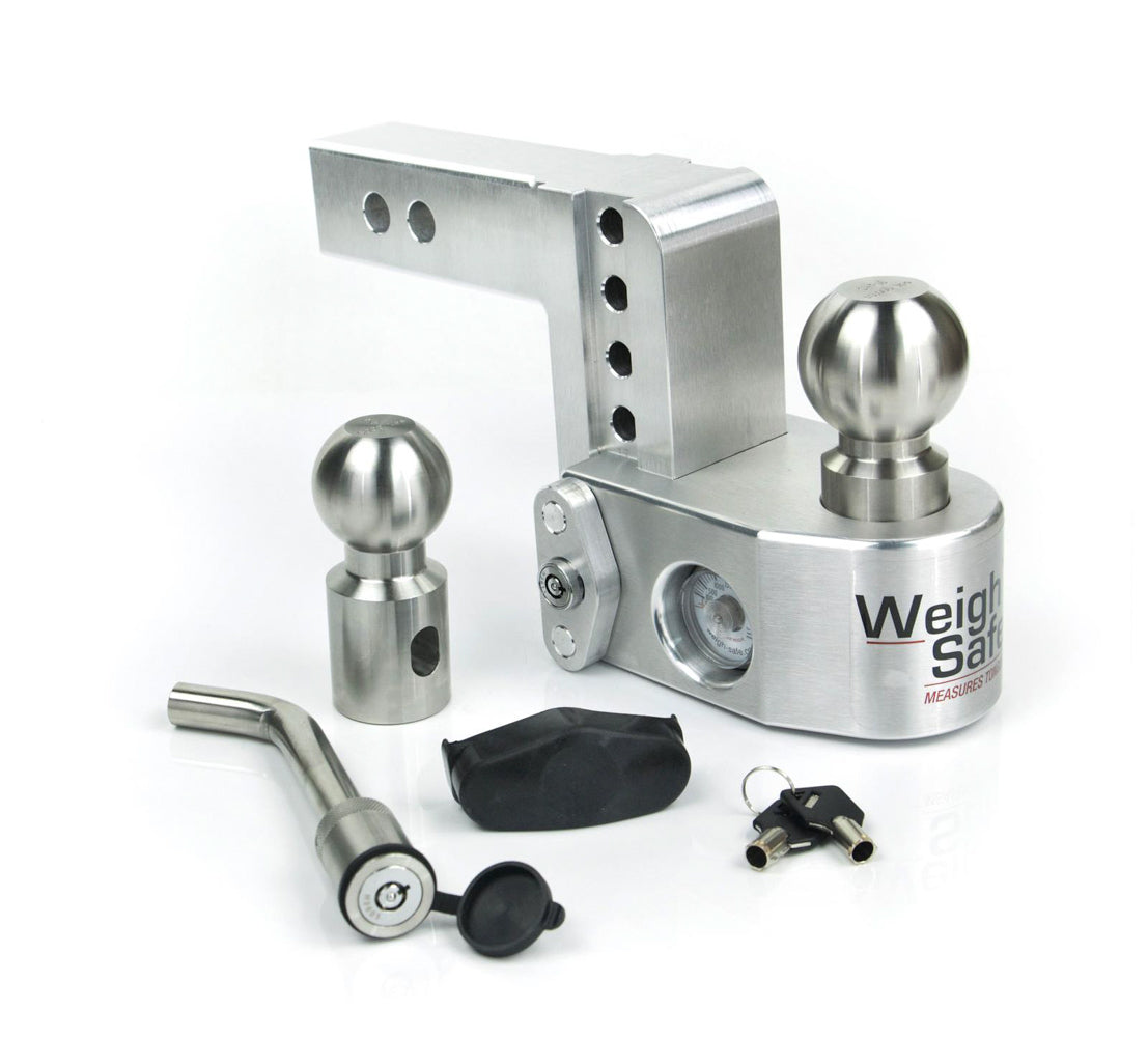 Weigh Safe WS4-2-KA 4in Drop Hitch w/2in Shank Weigh Safe WS4-2-KA