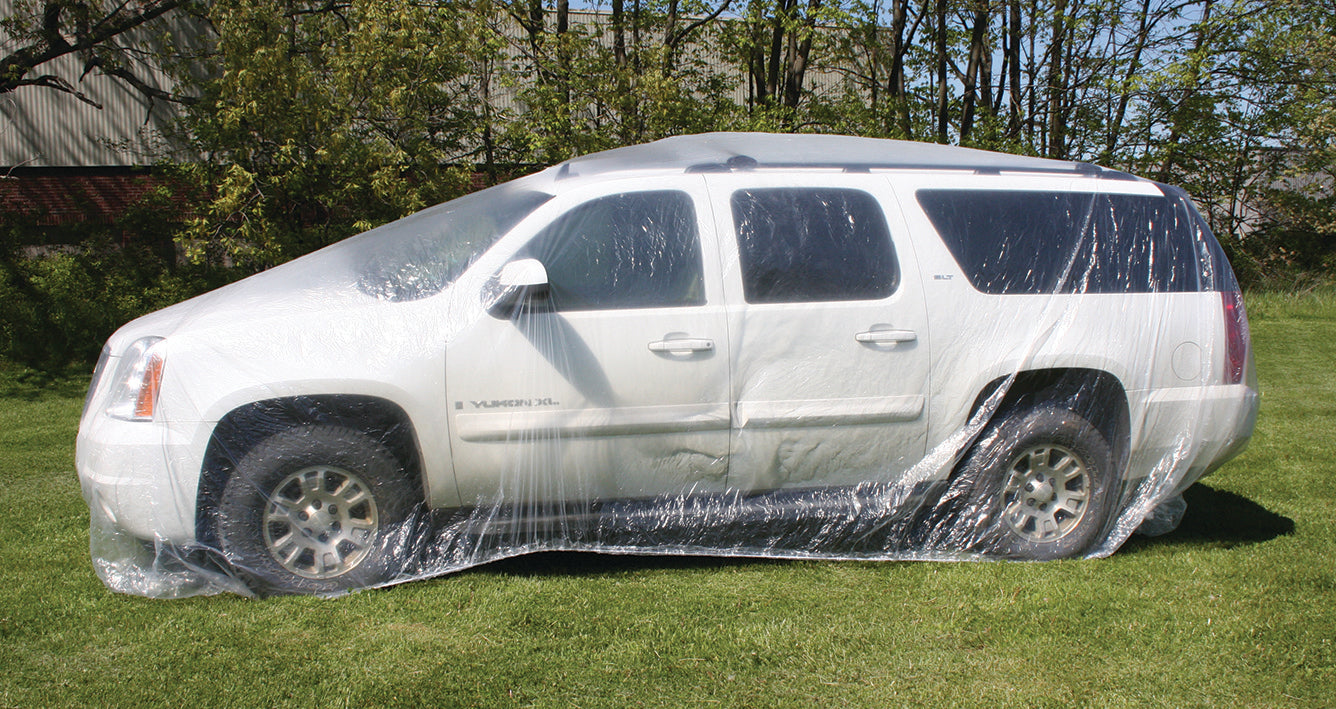 Woodward Fab WFCCC-SMALL Plastic Car Cover Small 19ft Woodward Fab WFCCC-SMALL