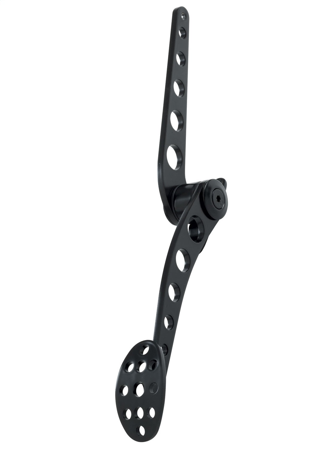 Lokar XBAG-6151 Throttle Pedal Assembly; Midnight Series Black Steel; Lakester; Curved; Lokar XBAG-6151