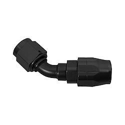 XRP 204512BB #12 45 Deg Double Swivel Hose End Black XRP 204512BB