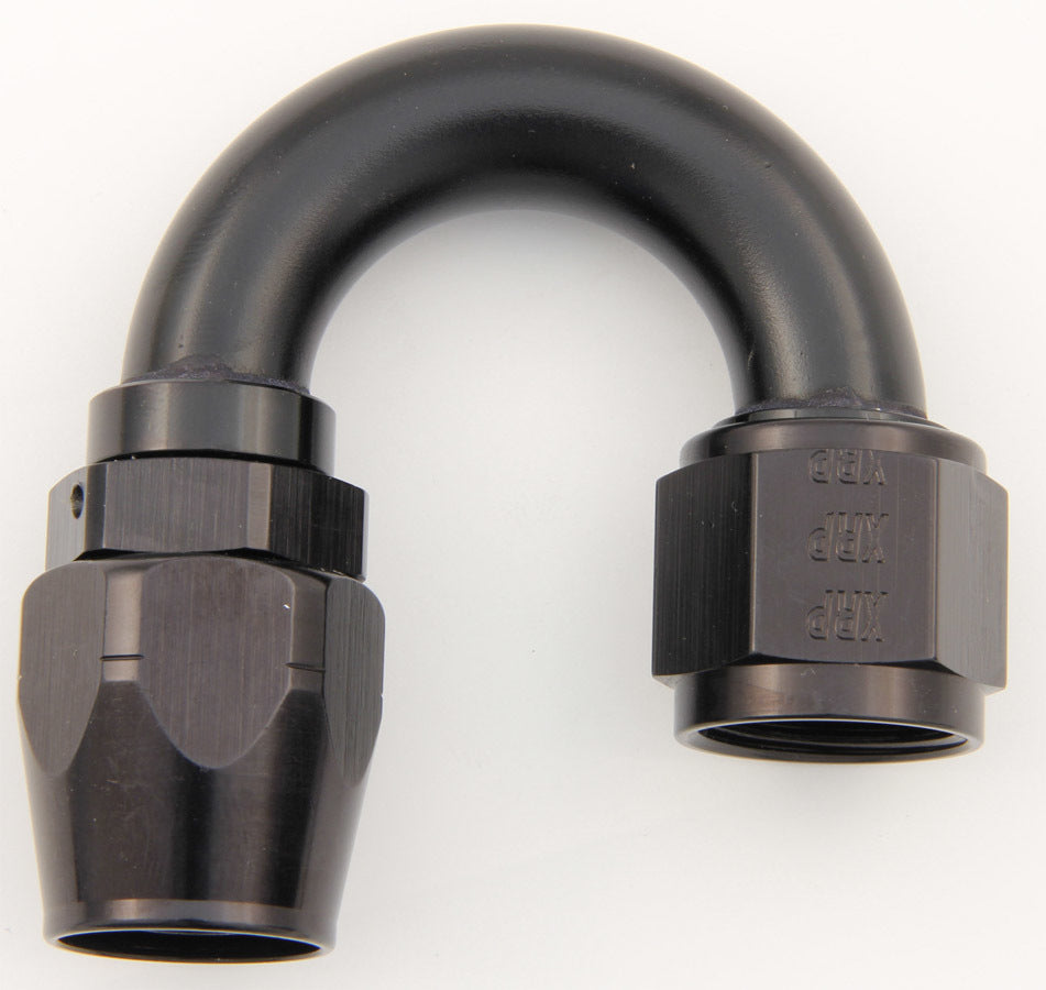 XRP 218012BB #12 180 Deg Dbl Swivel Hose End Black XRP 218012BB
