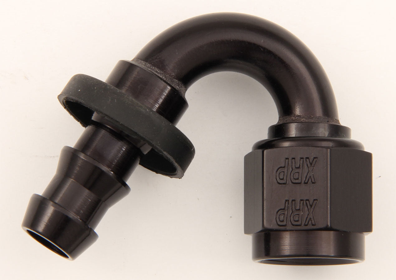 XRP 231506BB #6 150 Deg Push-On Hose End Black XRP 231506BB