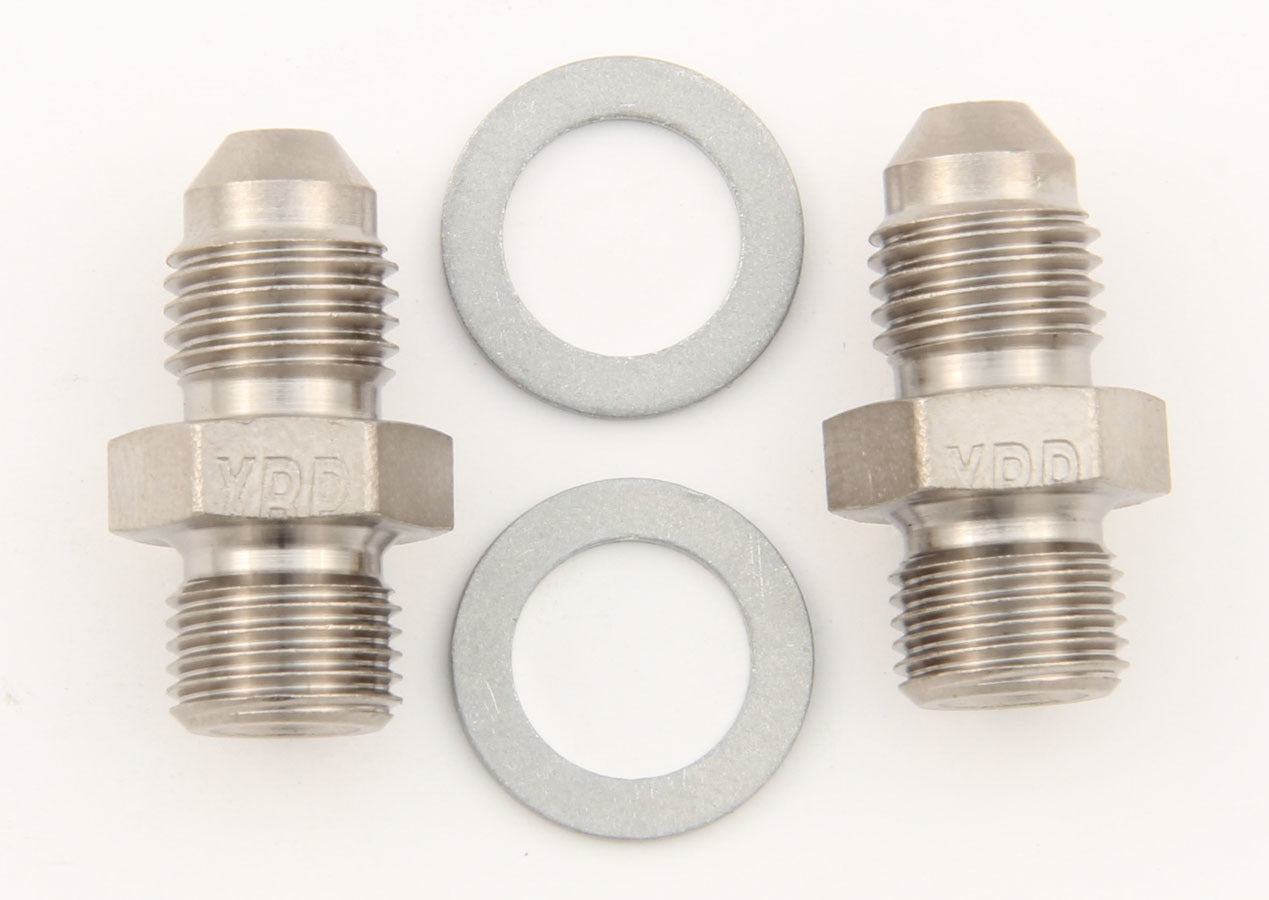 XRP 402834 7/16-24 to #4 Stl Crush Washer Seal Adapter (Pr) XRP 402834