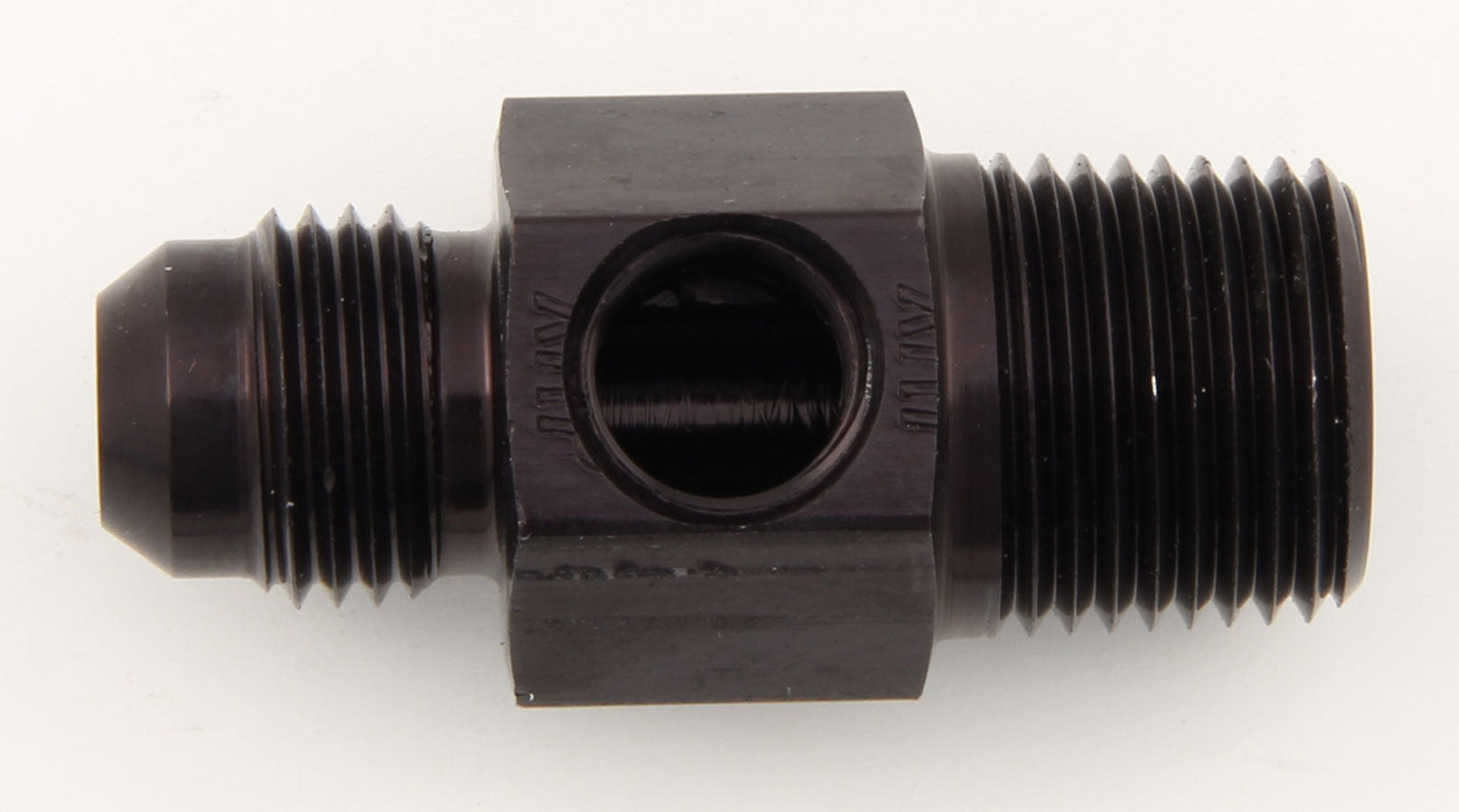 XRP 700194BB #6 to 3/8 NPT Fuel Press Adapter w/ 1/8 NPT Port XRP 700194BB