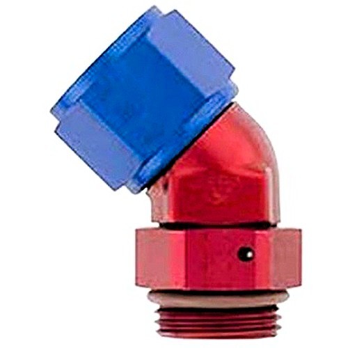 XRP 974506 6AN FM Swivel 45Deg 6AN ORB Forged Alum Red/Blue XRP 974506