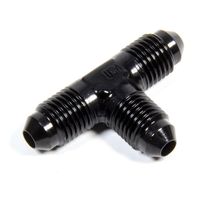 XRP 982403BB 3an Male Tee Fitting - Black XRP 982403BB