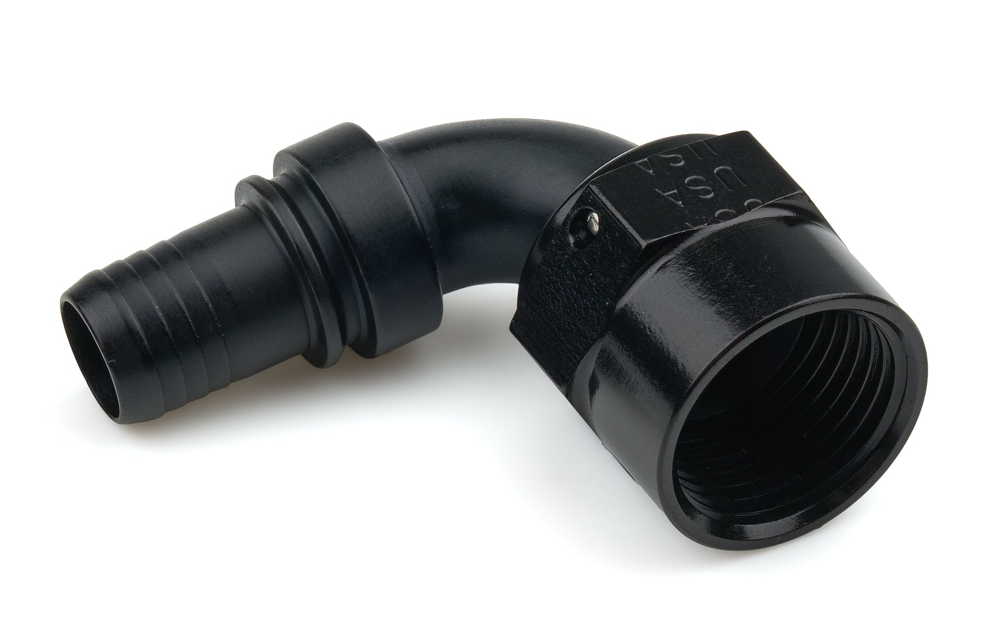 XRP RC229008TDBB 8an 90-Deg Race Crimp Hose End Black XRP RC229008TDBB