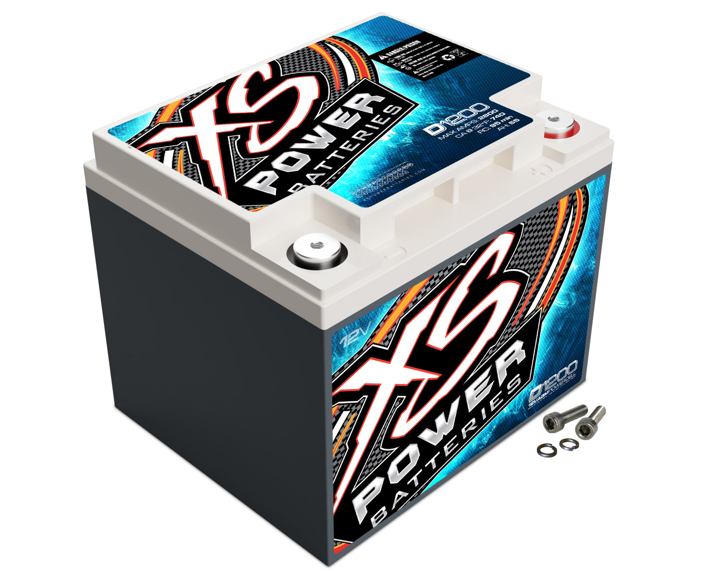 XS Power D1200 XS Power AGM Battery 12 Volt 740A CA XS Power D1200