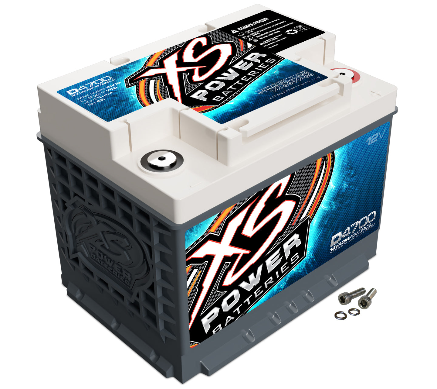 XS Power D4700 12V BCI Group 47 AGM Battery 2900 Max Amps XS Power D4700