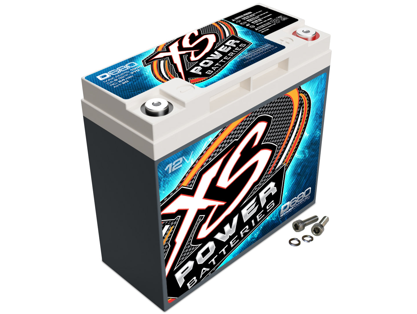 XS Power D680 XS Power AGM Battery 12 Volt 370A CA XS Power D680