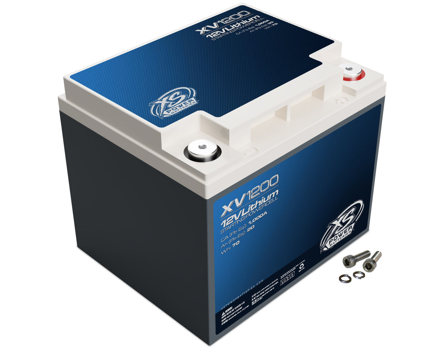 XS Power XV1200 Lithium Titan8 XV Series 12 Volt Battery 1000 CA XS Power XV1200