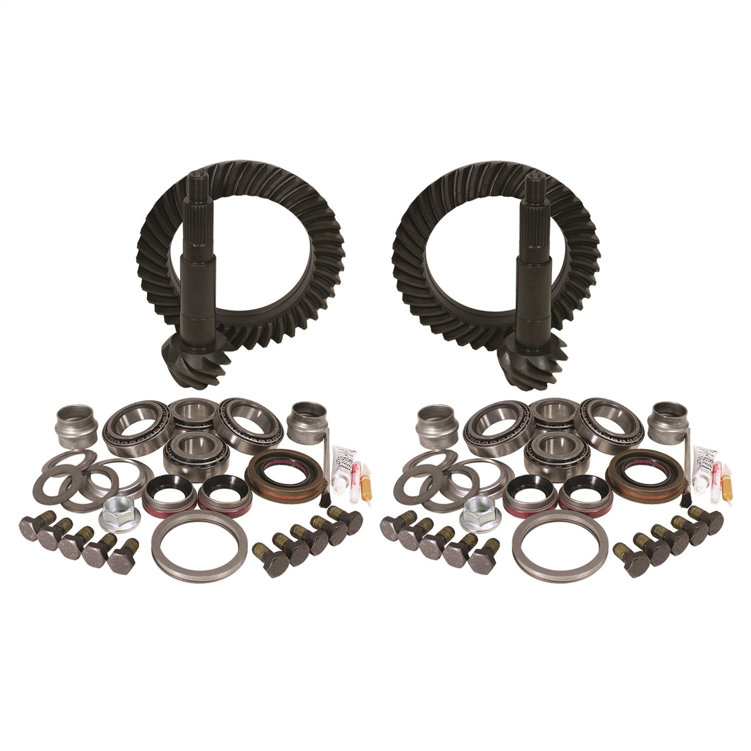 Yukon Gear YGK056 Yukon Gear/Install Kit package for Jeep JK Rubicon; 4.11 ratio. Yukon Gear YGK056