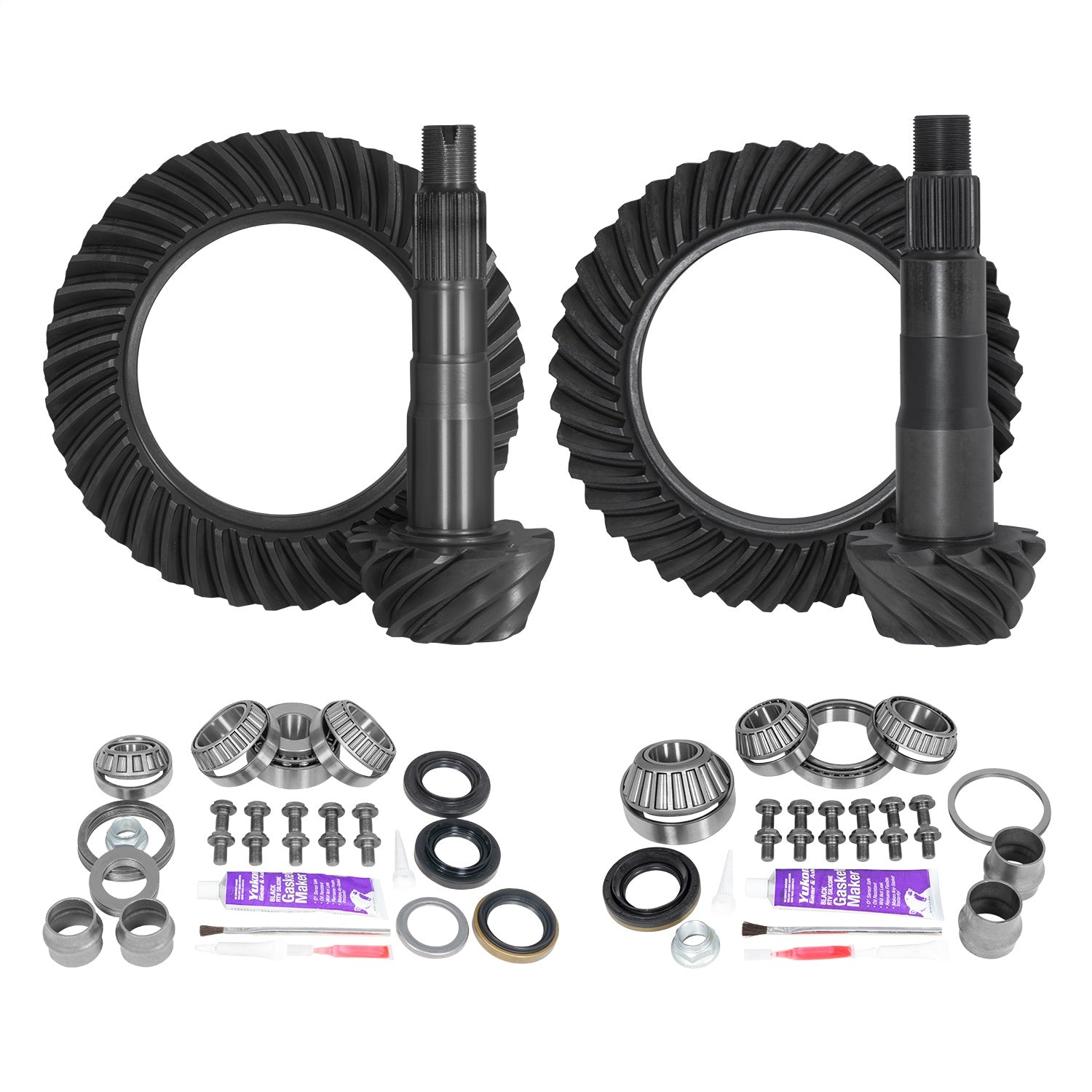 Yukon Gear YGKT008-456LOC-3 Ring/Pinion Gear Kit Package Front/Rear with Install Kits-Toyota 8.2/8in.IFS Yukon Gear YGKT008-456LOC-3
