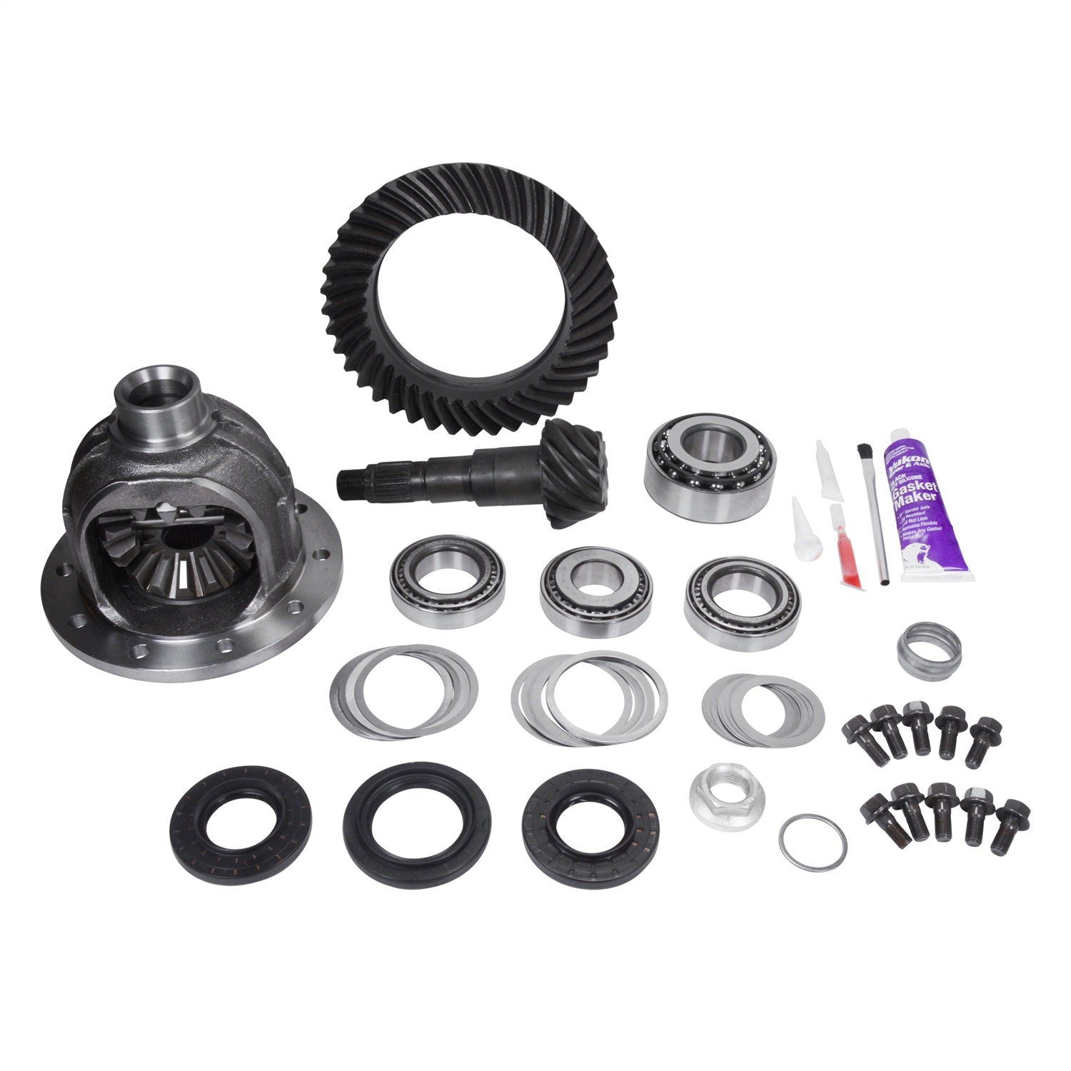Yukon Gear YG C215R-488K Yukon Ring and Pinion Gear Set for Chrysler ZF 215mm Front Diff; 4.88 Ratio Yukon Gear YG C215R-488K
