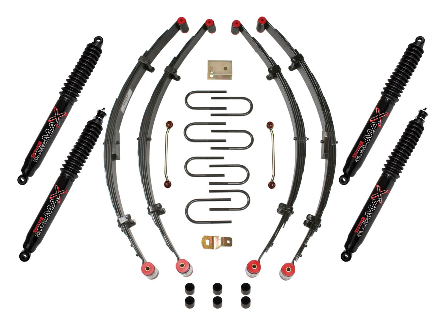 Skyjacker YJ41BKB 4in. KIT;87-96 YJ W/4 BLK MAX Skyjacker YJ41BKB