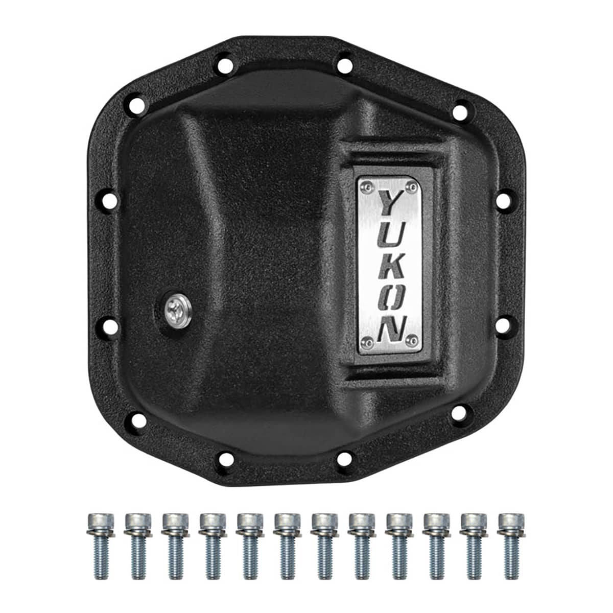 Yukon Gear and Axle YHCC-D44JL-FRONT YUKON HARDCORE FRONT NODULAR IRON DIFFERENTIAL COVER | 18-24 JEEP DANA 44 Yukon Gear and Axle YHCC-D44JL-FRONT