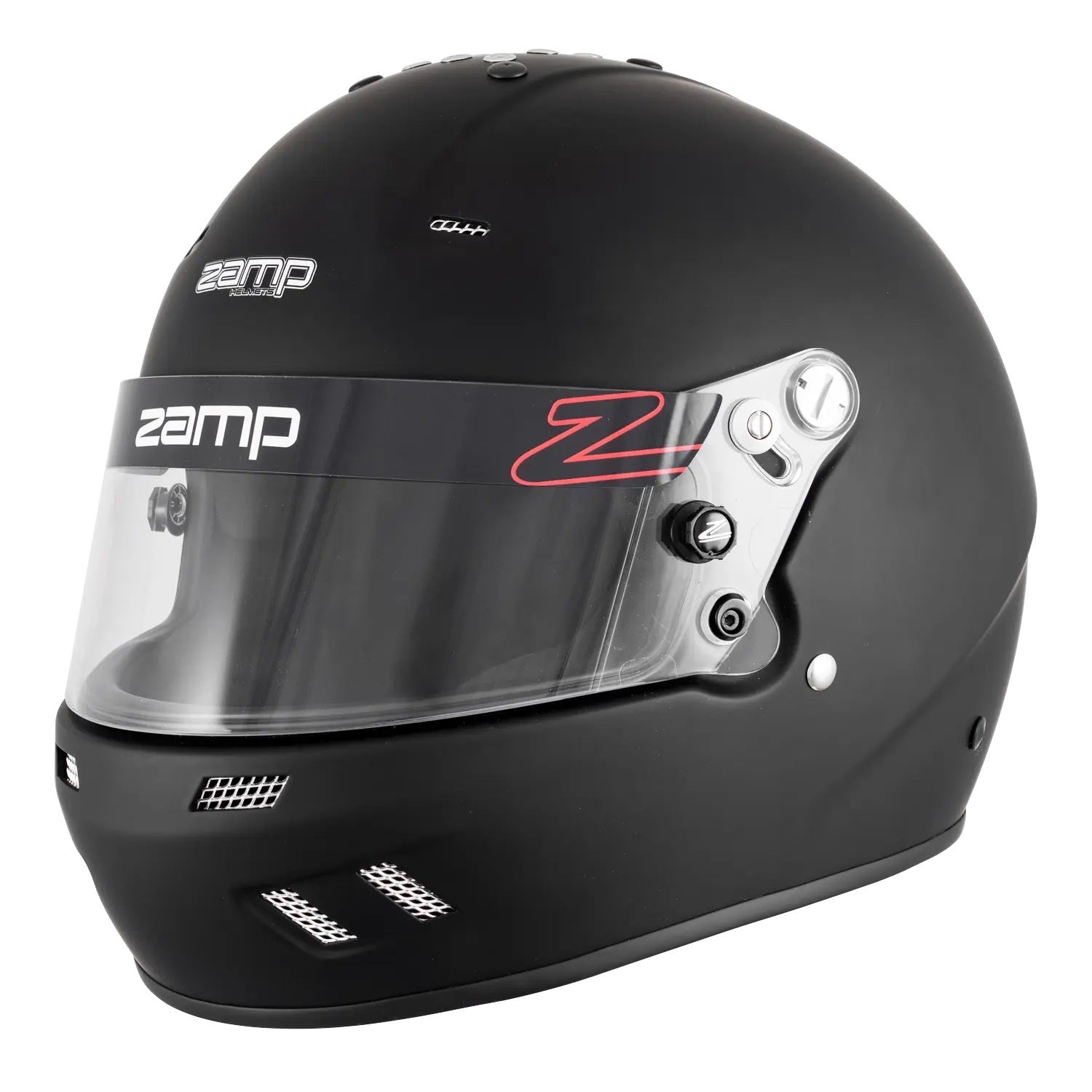 zamp H78203FL Helmet RZ-38 Large Flat Black SA2025 zamp H78203FL