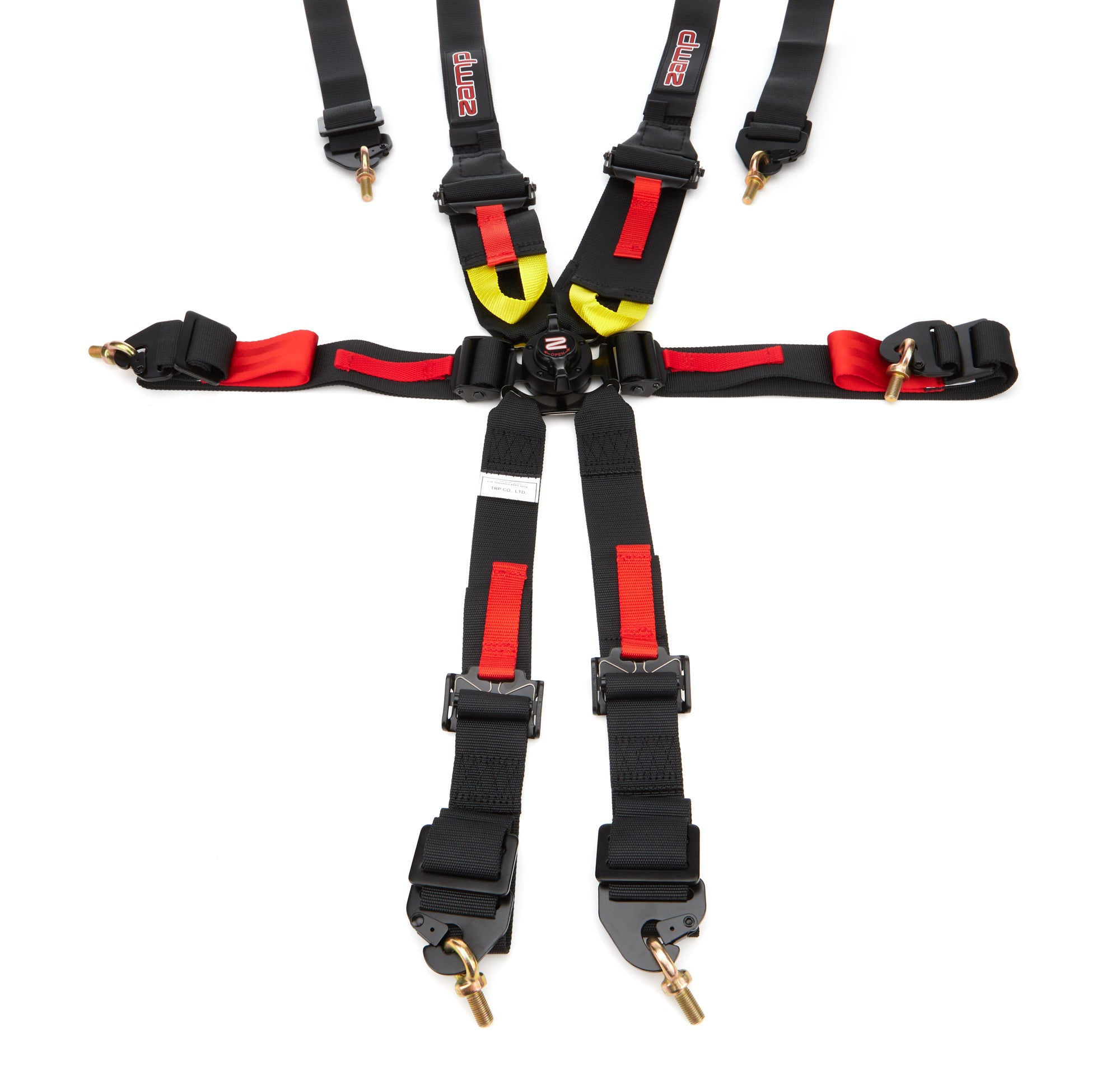 zamp HARN03F003 Harness 6pt Black Cam L 3in/2in Shoulder FIA zamp HARN03F003
