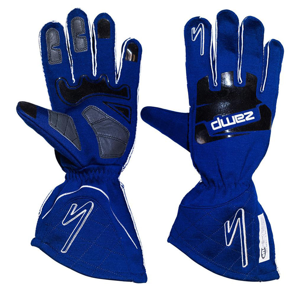 zamp RG10004L Gloves ZR-50 Blue Large Multi-Layer SFI 3.3/5 zamp RG10004L