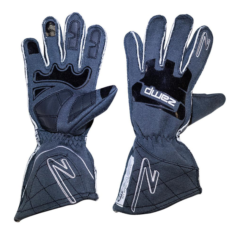 zamp RG10015XL Gloves ZR-50 Grey X-Lrg Lrg Multi-Layer SFI3.3/5 zamp RG10015XL