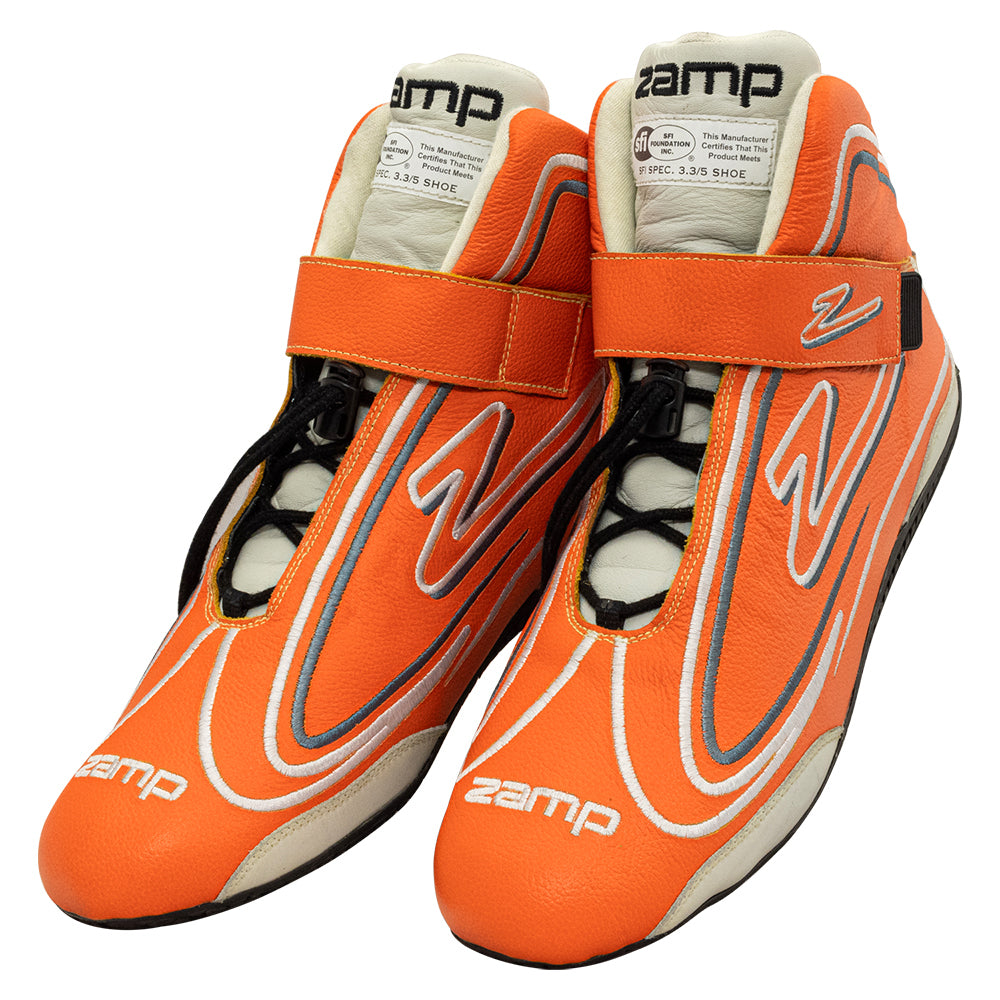 zamp RS003C0813 Shoe ZR-50 Neon Orange Size 13 SFI 3.3/5 zamp RS003C0813