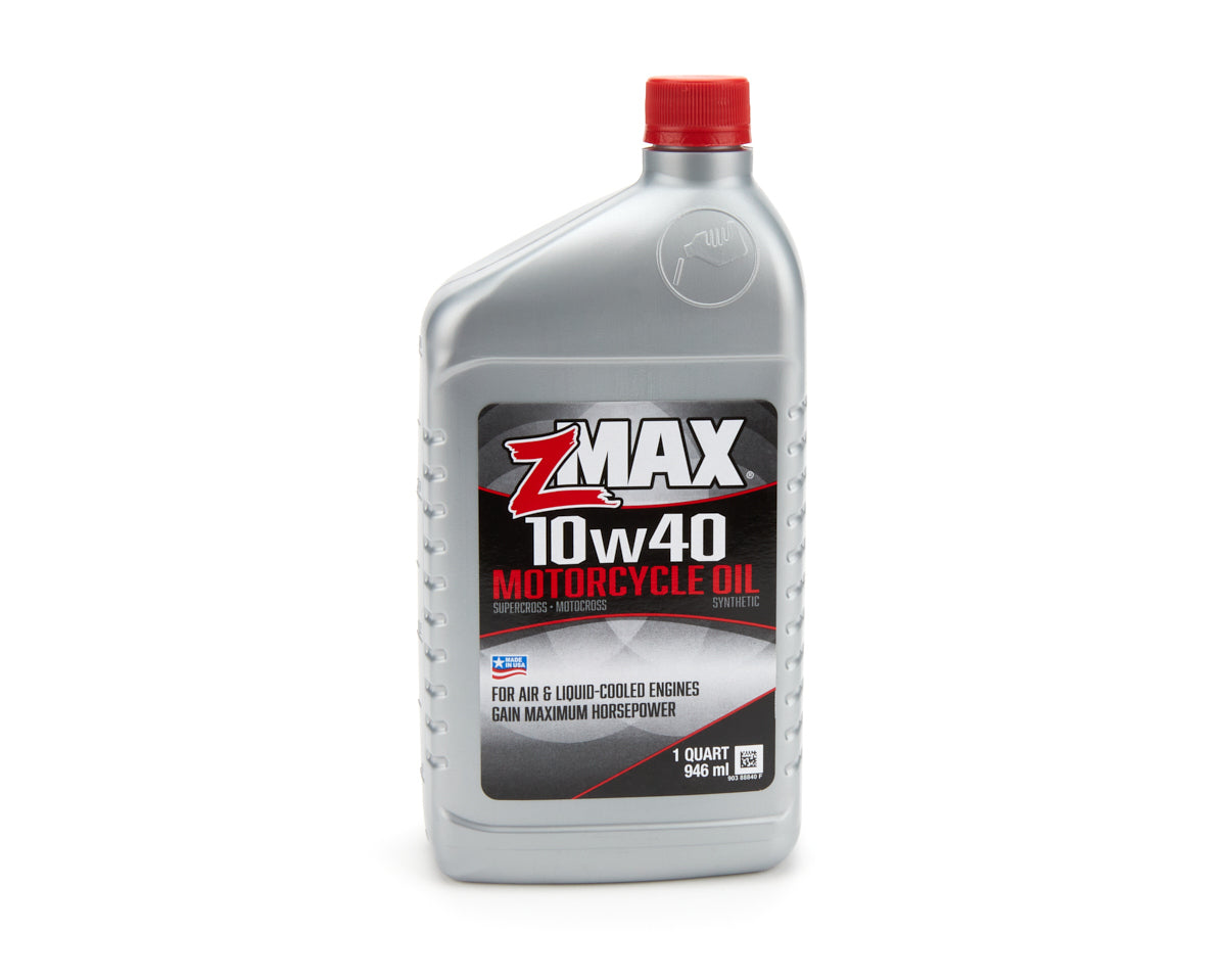 zMAX Micro-lubricant 88-840 Motorcycle Oil 10w40 32oz. Bottle zMAX Micro-lubricant 88-840