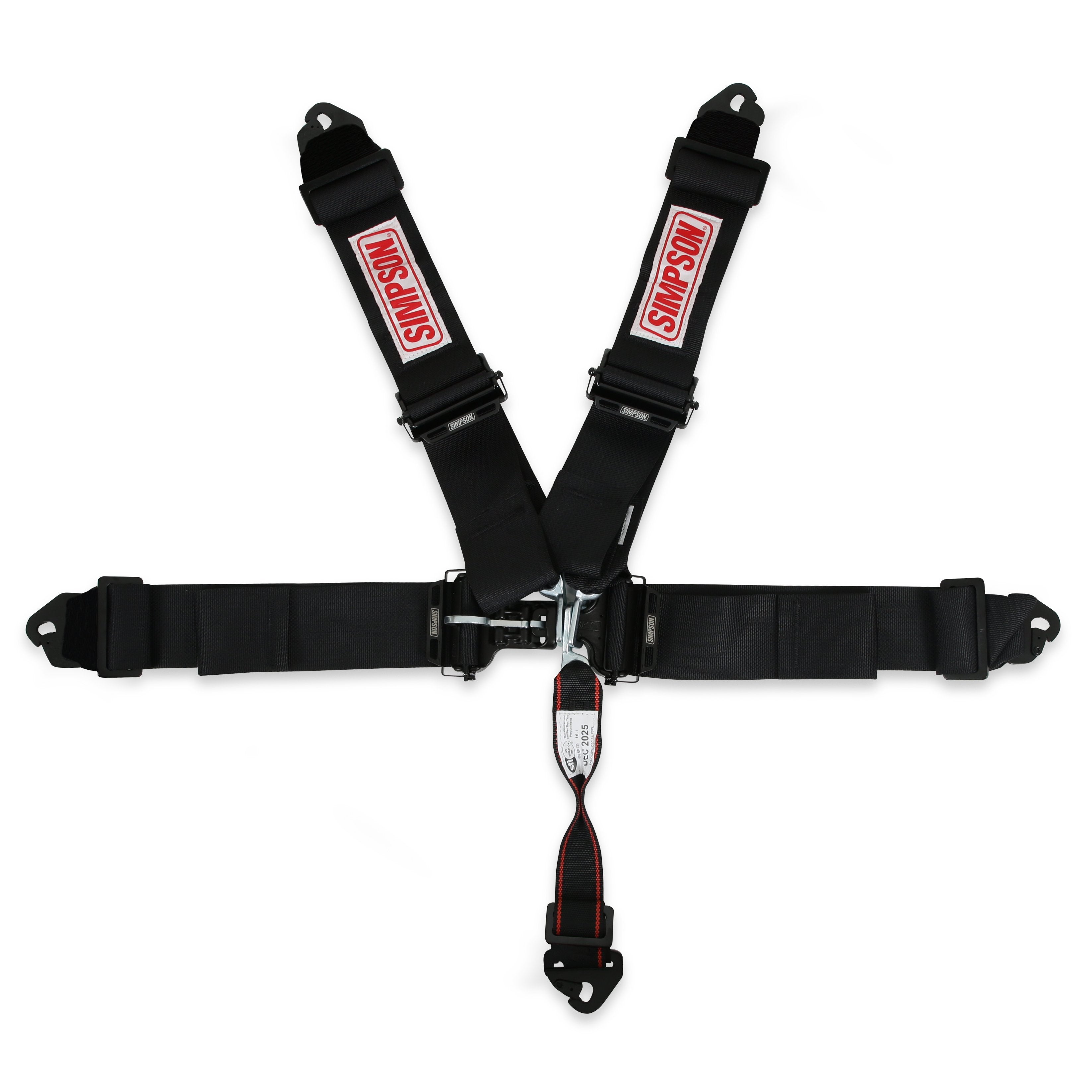 Simpson Safety 13LD5WC Simpson Latch & Link Harness 3" Double Pull down SFI 16.1 Simpson Safety 13LD5WC