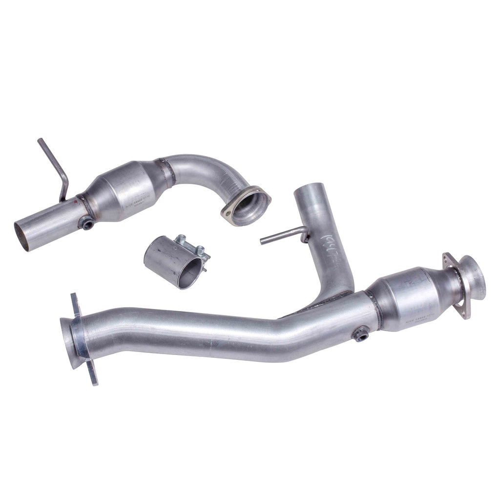 97-03 FORD F150 TRUCK 4.6L 5.4L 2-1/2" SHORT MID Y PIPE W/ CATALYTIC CONVERTERS