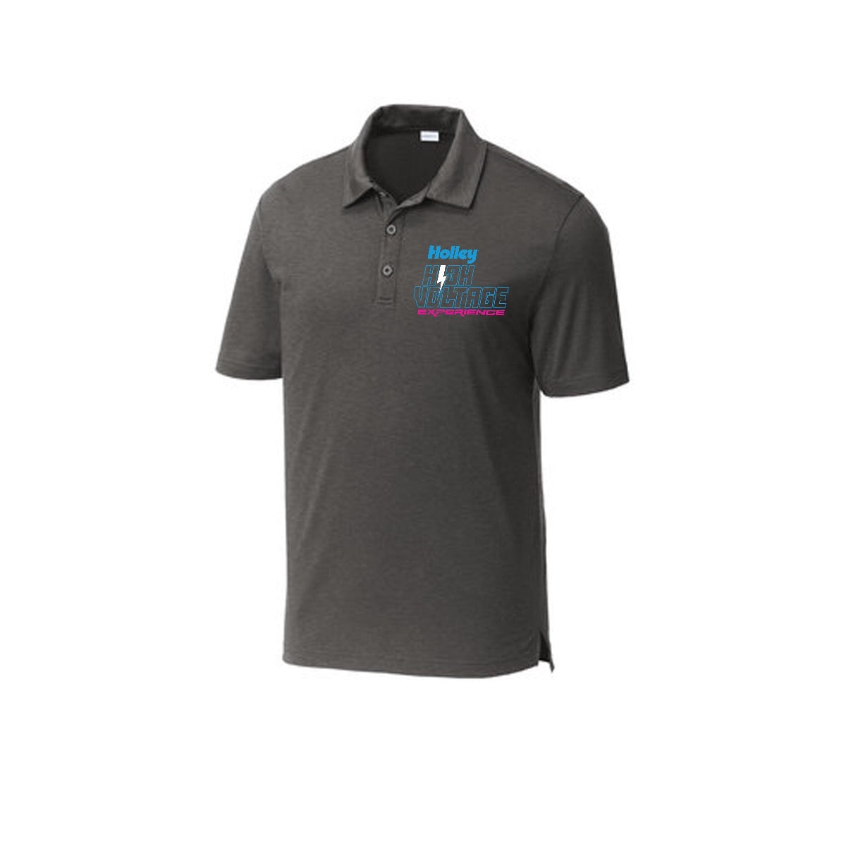 HHVE Men's Logo Polo Shirt - Gray