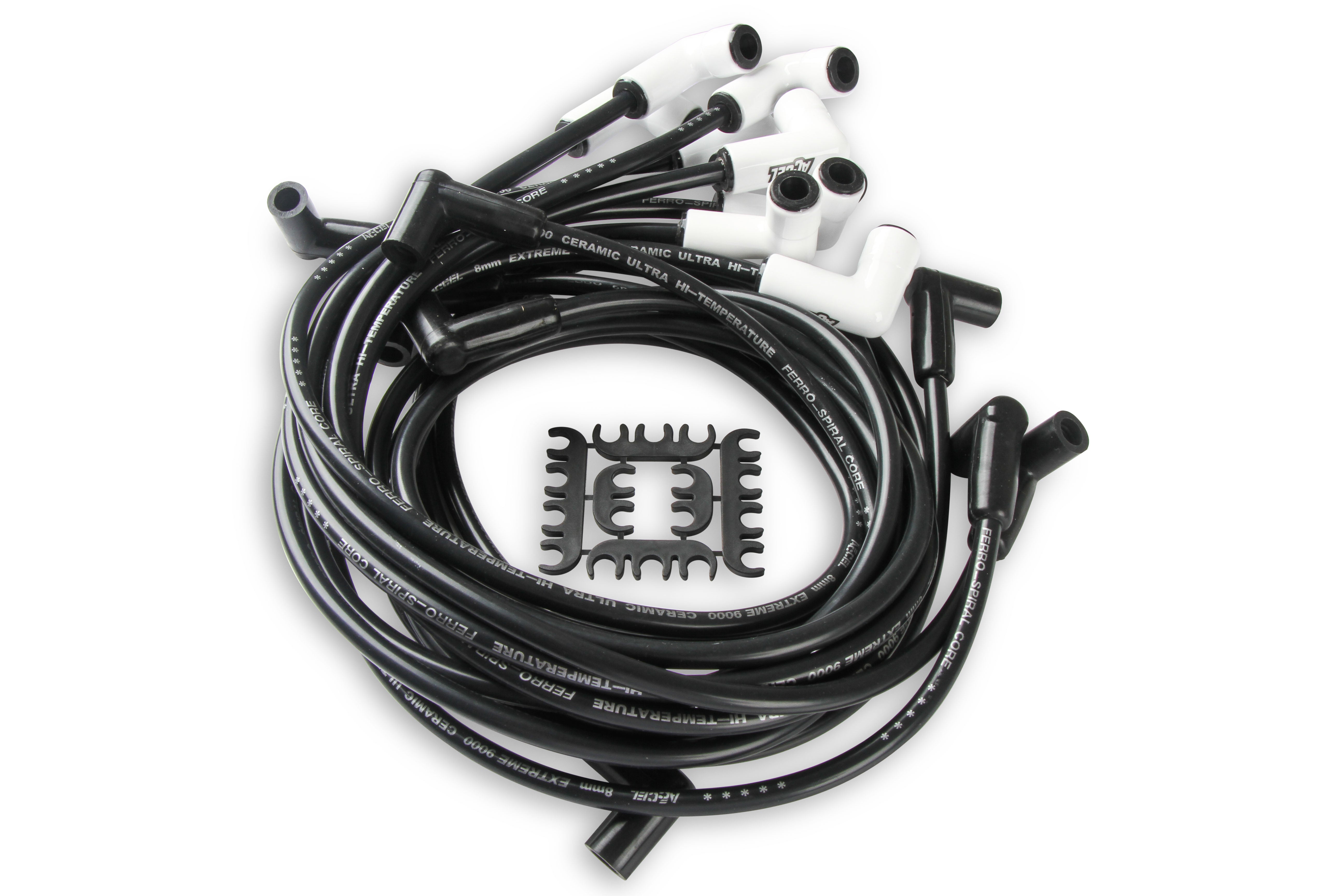 ACCEL 9018C Extreme 9000 Ceramic Wire Set SBC 75-86 Under ACCEL 9018C