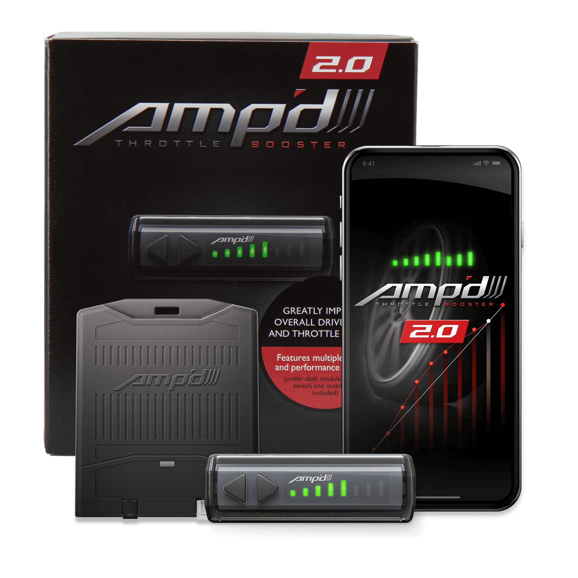 Amp'D 2.0 Pedal Controller w/Wireless Switch