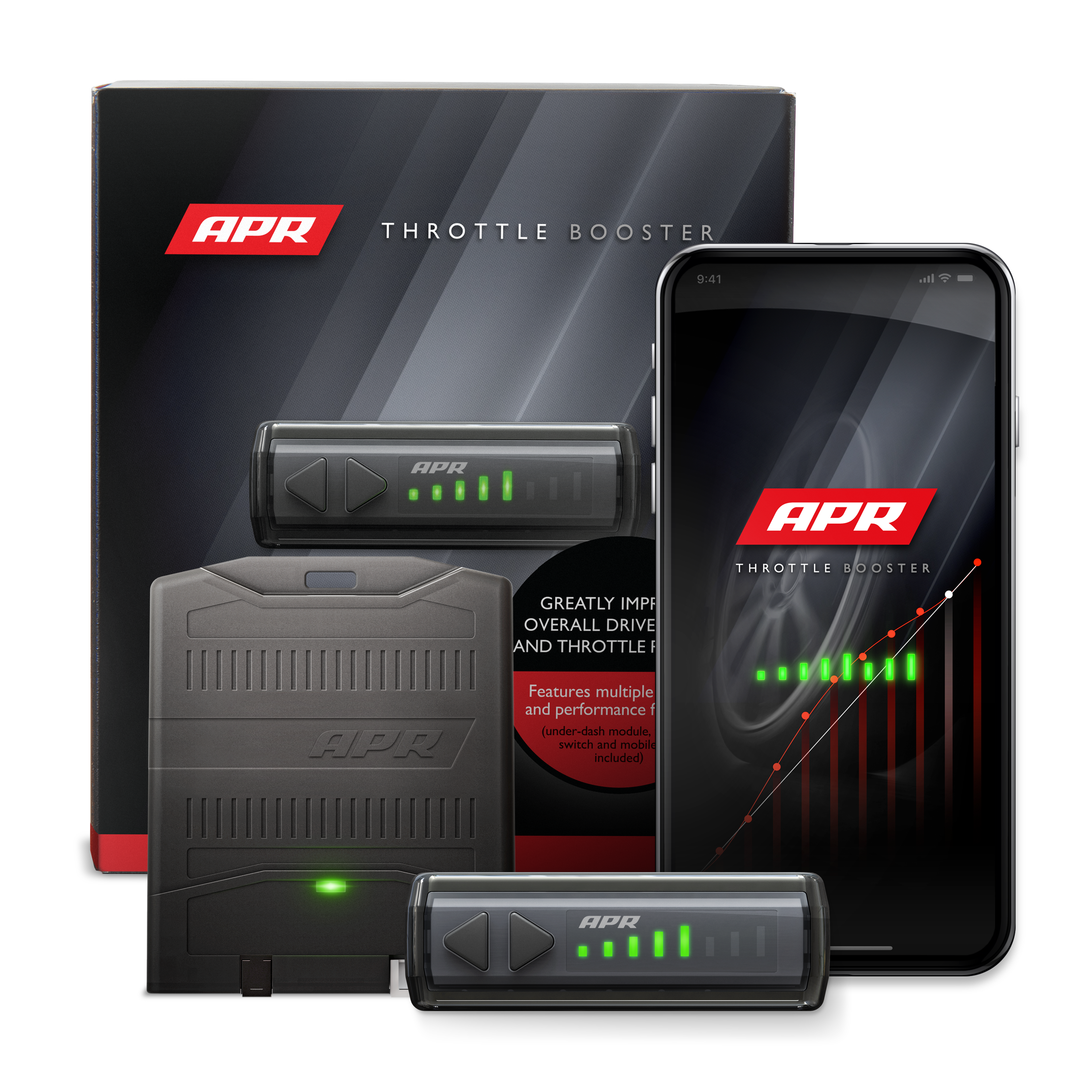 APR EM100050 APR Throttle Booster - w/ Wireless Controller and Bluetooth Mobile App APR EM100050