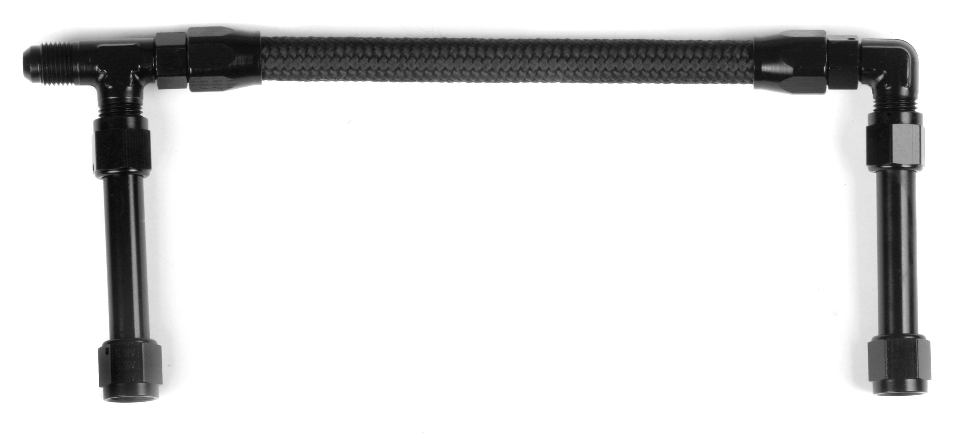 Holley 34-42 Fuel Inlet Fitting 6an Ano-Tuff w/Pro-Lite Hose Holley 34-42
