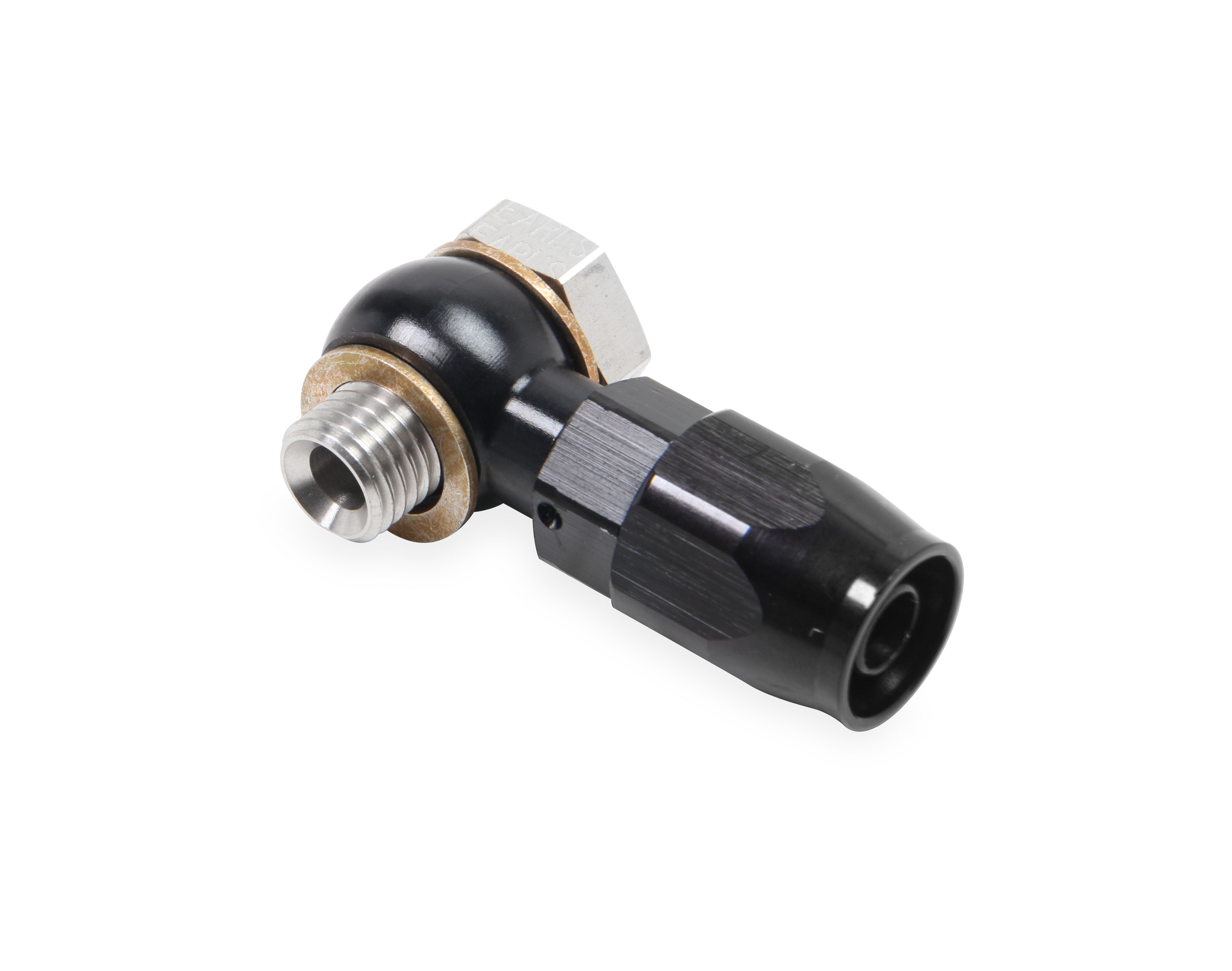 Earls 9/16"-24 Bango Swivel-Seal® Hose End AN -6 Black