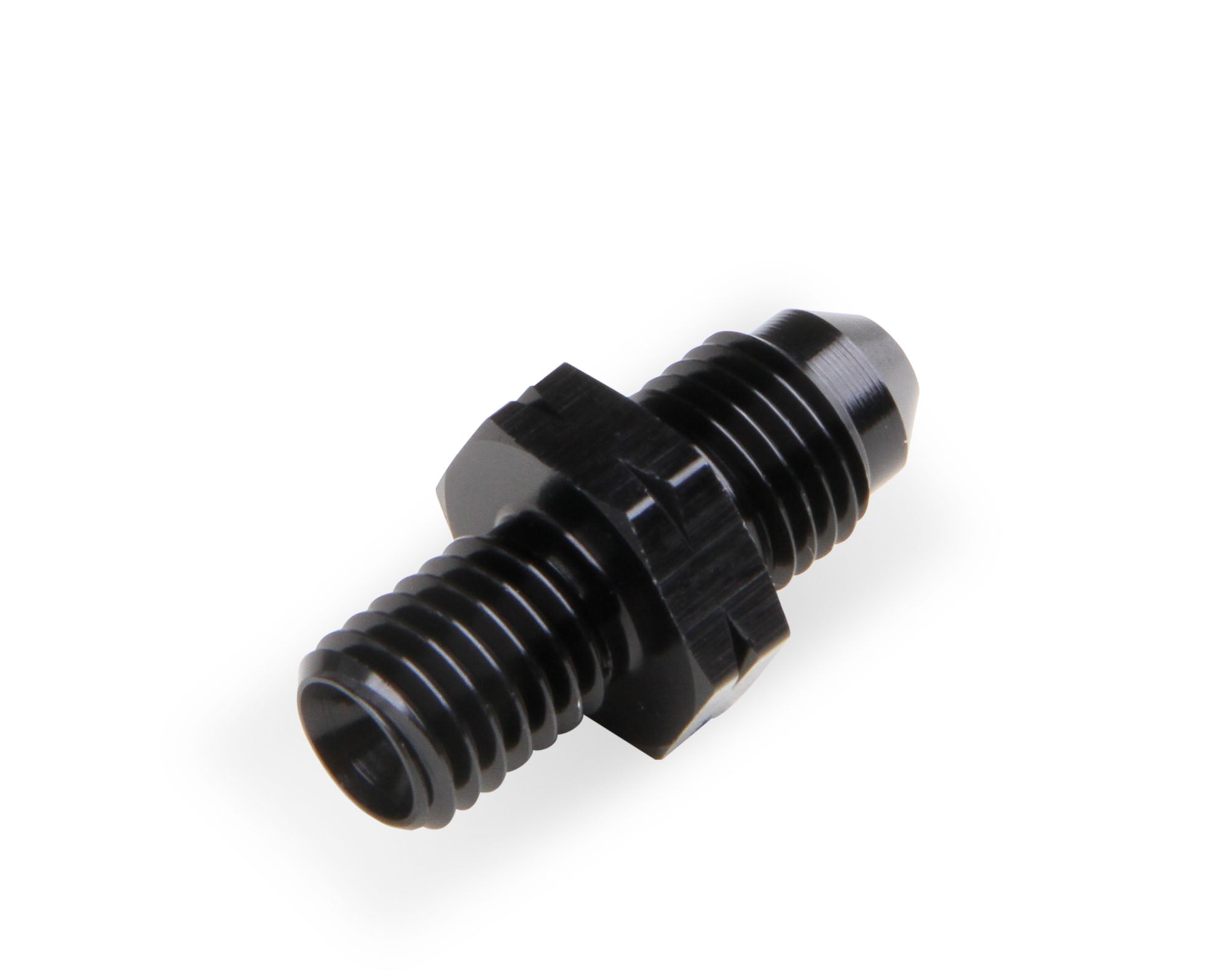 Earl's Straight Male AN -4 to 10mm x 1.5 - Black